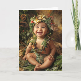 ヴィンテージベビークリスマスカード カード