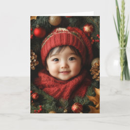 ヴィンテージベビークリスマスカード カード