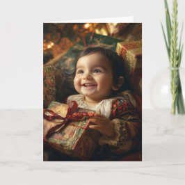 ヴィンテージベビークリスマスカード カード