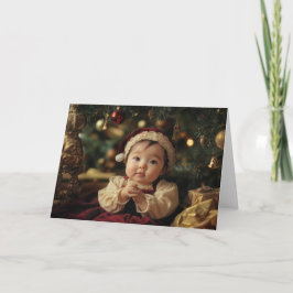 ヴィンテージベビークリスマスカード カード