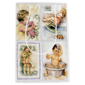 ヴィンテージベビーコラージュ ミディアムペーパーバッグ (正面)