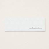 ヴィンテージベビーシャワーベビーインサイドクリブメッセージカード (裏面)