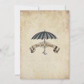 ヴィンテージベビーシャワー招待状 招待状 (裏面)