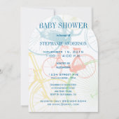 ヴィンテージベビーシャワー招待状 招待状 (正面)