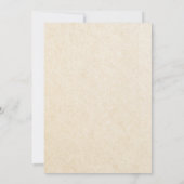 ヴィンテージベビーシャワー招待状 招待状 (裏面)