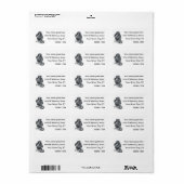 ヴィンテージベビーチンパンジースケッチ ラベル (フルシート)