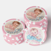 ヴィンテージベビートランプのポーカーをテーマにしたチップ ポーカーチップ (積み重ね)