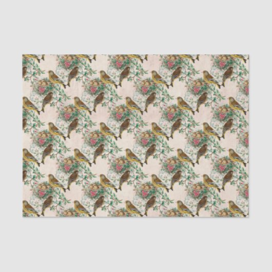 ヴィンテージベビーバードネスト 薄葉紙 (正面)