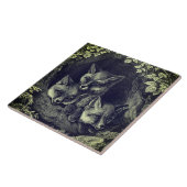 ヴィンテージベビーフォックスウッドランド タイル (側面)