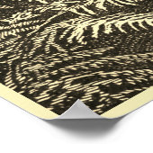 ヴィンテージベビーフォックスウッドランド ポスター (角)