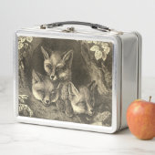 ヴィンテージベビーフォックスウッドランド メタルランチボックス (インサイチュ)