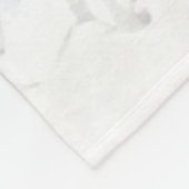 ヴィンテージベビーブルー男の赤ちゃん毛布 フリースブランケット (角)