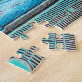 ヴィンテージベビーブーマーミッドセンチュリーGenXロードトリップ ジグソーパズル (側面)