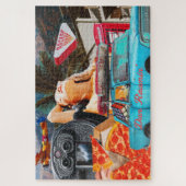 ヴィンテージベビーブーマーミッドセンチュリーGenXロードトリップ ジグソーパズル (縦)