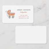 ヴィンテージベビーベビシッター 名刺 (正面/裏面)