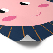 ヴィンテージベビーボホシームレスパターン。ヒッピー・シックバ ポスター (角)