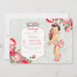 ヴィンテージベビーリトル恋しく思アメリカプリンセス 招待状