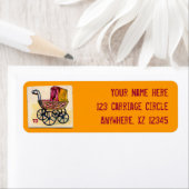 ヴィンテージベビー乳母車ゲーム ラベル (インサイチュ)