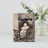 ヴィンテージベビー写真 ポストカード (スタンド正面)