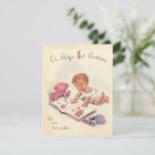 ヴィンテージベビー初ハッピーバースデー カード (スタンド正面)