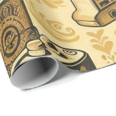 ヴィンテージベビー包装紙 ラッピングペーパー (ロールコーナー)