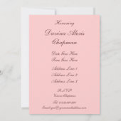 ヴィンテージベビー台車〜ベビーシャワー 招待状 (裏面)