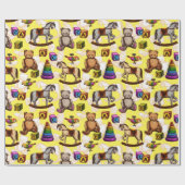 ヴィンテージベビー玩具 ラッピングペーパー (フラット)