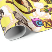 ヴィンテージベビー玩具 ラッピングペーパー (ロールコーナー)