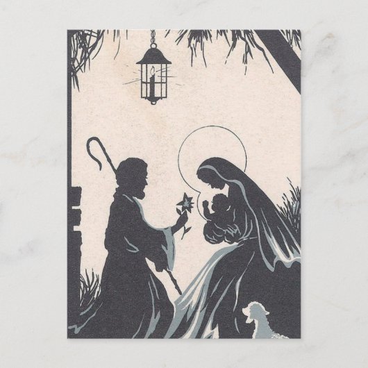 ヴィンテージベビー生まれ シーズンポストカード (正面)