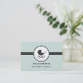 ヴィンテージベビー用台車呼出カード コーリングカード (スタンド正面)