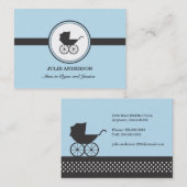 ヴィンテージベビー用台車呼出カード コーリングカード (正面/裏面)