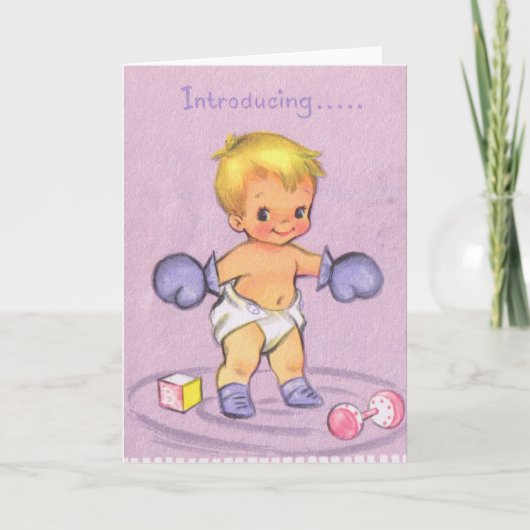 ヴィンテージベビー発表 案内状 (正面)