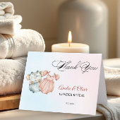 ヴィンテージベビー装クラシック置の性別の表示 サンキューカード