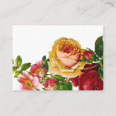 ヴィンテージベビー車用ベビーシャワー表示シャワー エンクロージャーカード (裏面)