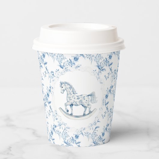 ヴィンテージベビー馬揺動椅子 – 紙カップ 紙コップ (正面)