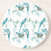 ヴィンテージベビー鳥のモマとパパバードコースター コースター (正面)