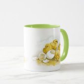 ヴィンテージベビー鶏 マグカップ (正面右)