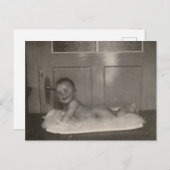 ヴィンテージベビー ポストカード (正面/裏面)