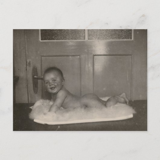 ヴィンテージベビー ポストカード (正面)