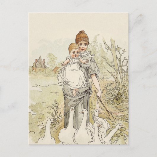 ヴィンテージベビー ポストカード (正面)