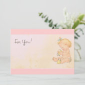 ヴィンテージベビー 招待状 (スタンド正面)