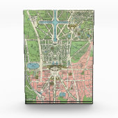 ヴィンテージベフランスのルサイユイラストレーション図 フォトブロック (正面)