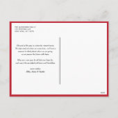 ヴィンテージベメリーブブライト引用文クリスマスフォト シーズンポストカード (裏面)