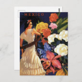 ヴィンテージベラクルスメキシコトラベルハガキ ポストカード (正面/裏面)