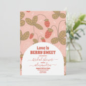 ヴィンテージベリースウィートブライダルシャワー 招待状 (スタンド正面)