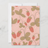 ヴィンテージベリースウィートブライダルシャワー 招待状 (裏面)