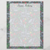 ヴィンテージベリーバタフライマリゴルドカーネーション紙 (裏面)