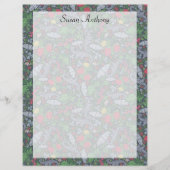 ヴィンテージベリーバタフライマリゴルドカーネーション紙 (正面)