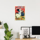 ヴィンテージベルエポックジャルダンデパリナイトパーティー ポスター (ホームオフィス)