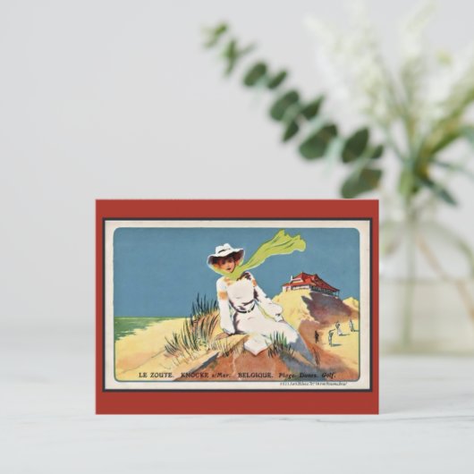 ヴィンテージベルエポックノッケゾーテゴルフ ポストカード (スタンド正面)